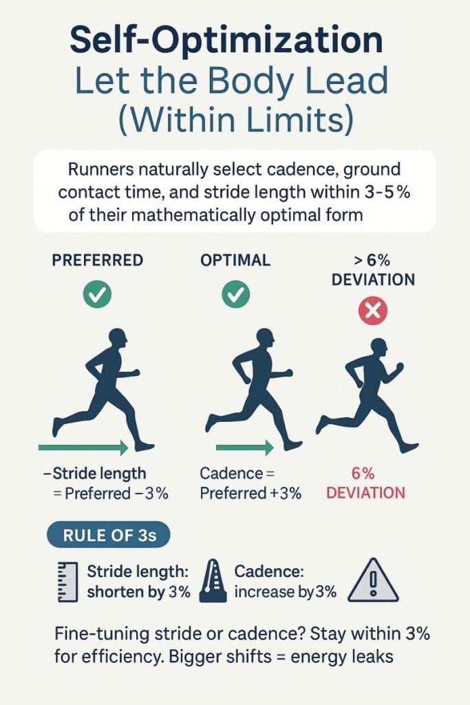 Stride length and cadence